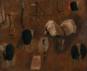 Estudios de pertrechos militares: estudio para "La batalla de Waterloo
