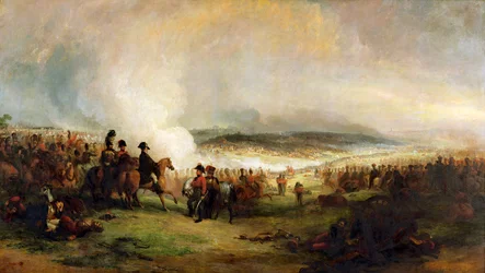 La batalla de Waterloo (óleo sobre lienzo)