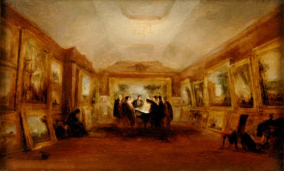 El cuerpo de Turner en estado, 29 de diciembre de 1851 (post 1851)
