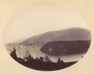 Desde Trophy Point, West Point, Río Hudson