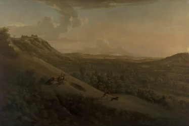 Box Hill, Surrey, con Dorking a lo lejos