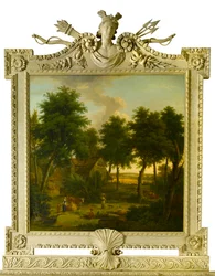 Paisaje con figuras, 1757