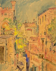 Un canal en Venecia