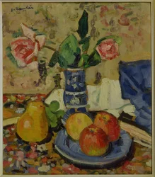 Manzanas, peras y rosas