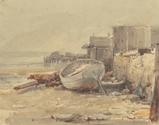 Barco varado, c.1880