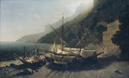 Vista de Amalfi, Bahía de Salerno