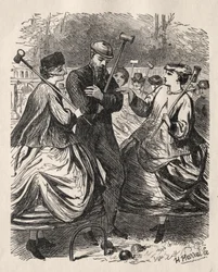 Nuestra fiesta de croquet, 1864