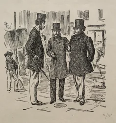 El pequeño momento antes de la presentación, 1865