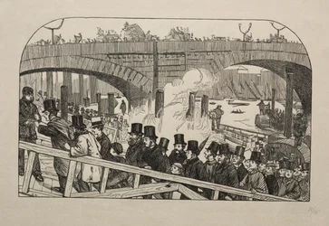 La corriente viva en el Puente de Londres - Bajo el puente