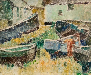 Sennen Cove (óleo sobre tabla)
