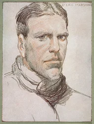 Retrato del Dr. Eric Marshall (1879-1963) de «The Heart of the Antarctic» de Sir Ernest Shackleton (1874-1922), hacia 1909