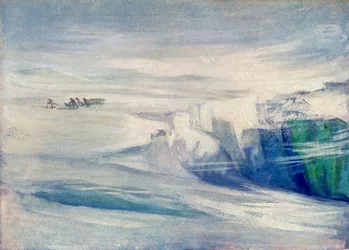 El grupo del depósito entre grietas, c. 1908, 1909