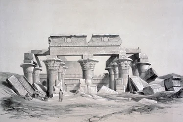 Koom-Ombos, Egipto, 1843
