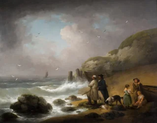 Caza de aves marinas, 1795