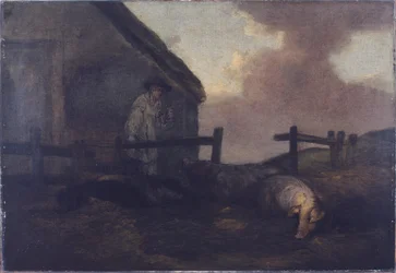 Porquero (óleo sobre lienzo)