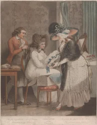 La coqueta en su aseo