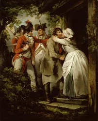 La despedida del desertor, 1792