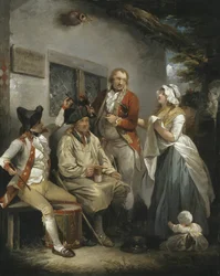 Trepanación de un recluta, hacia 1790.