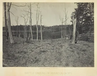 Campo de Batalla de Resacca, GA, No. 1, 1866