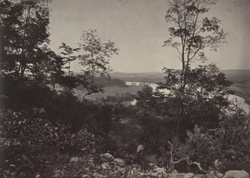 Valle de Chattanooga desde Lookout Mountain, 1860s