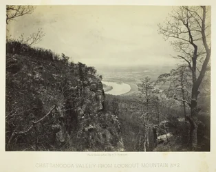 Valle de Chattanooga desde Lookout Mountain, nº 2