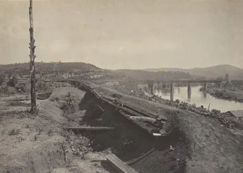 Defensas del Puente Etawah, 1860s