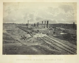 Destrucción del Tren de Ordenanzas de Hood, 1864
