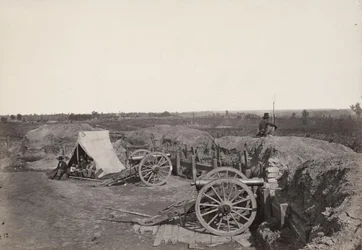 Antiguas fortificaciones confederadas frente a Atlanta