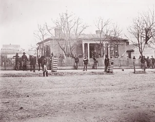 Cuartel general del General Sherman o Thomas, Chattanooga, ca. 1864