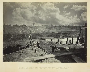 Obras rebeldes frente a Atlanta, GA, No. 5, 1864