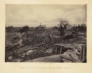 Fortificaciones rebeldes frente a Atlanta, Georgia, n.º 1