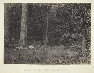 Escena de la muerte del Gral. McPhersons