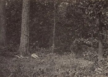 Escena de la muerte del General McPherson, 1864 o 1866