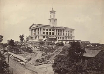 El Capitolio, Nashville, Tennessee, década de 1860