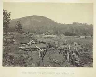 El frente de Kenesaw Mountain, GA