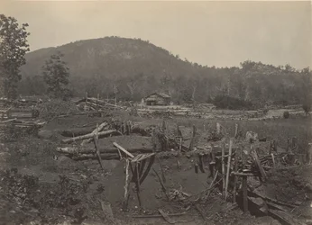 El Frente de la Montaña Kenesaw, Georgia, 1860s