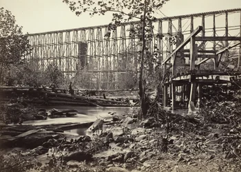 Puente de caballetes en Whiteside