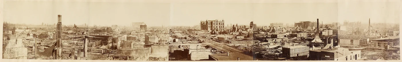 Sin título Chicago después del incendio de Chicago, 1871