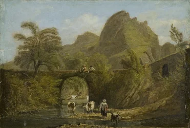 Roca y puente Dynas
