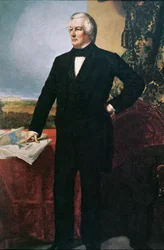 Millard Fillmore (1800-74) (litografía en color)