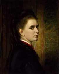 Retrato de Maria Healy, la hija del artista, c. 1871
