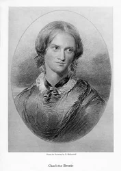Charlotte Bronte, novelista inglesa, 1850