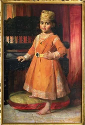 Retrato del Príncipe Alberto, hijo mayor del Maharajá Duleep Singh, 1870