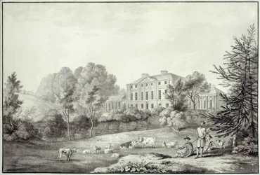 A View of Kenwood (lápiz sobre papel)
