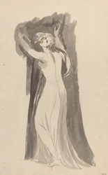 Un estudio de Miranda para "La tempestad"