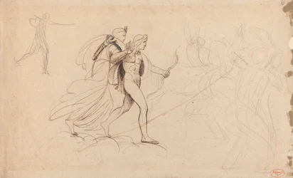 Apolo y Diana por "La destrucción de los hijos de Niobe"