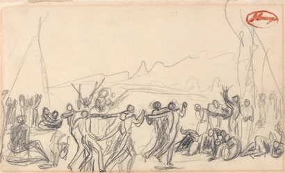 Escena de bacanal (posiblemente antediluviana)
