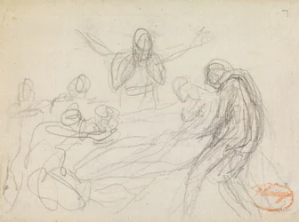 Estudio de composición de figuras n.º 11