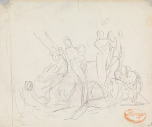 Estudio de composición de figuras n.º 14