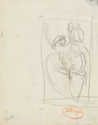 Estudio de composición de figuras n.º 9